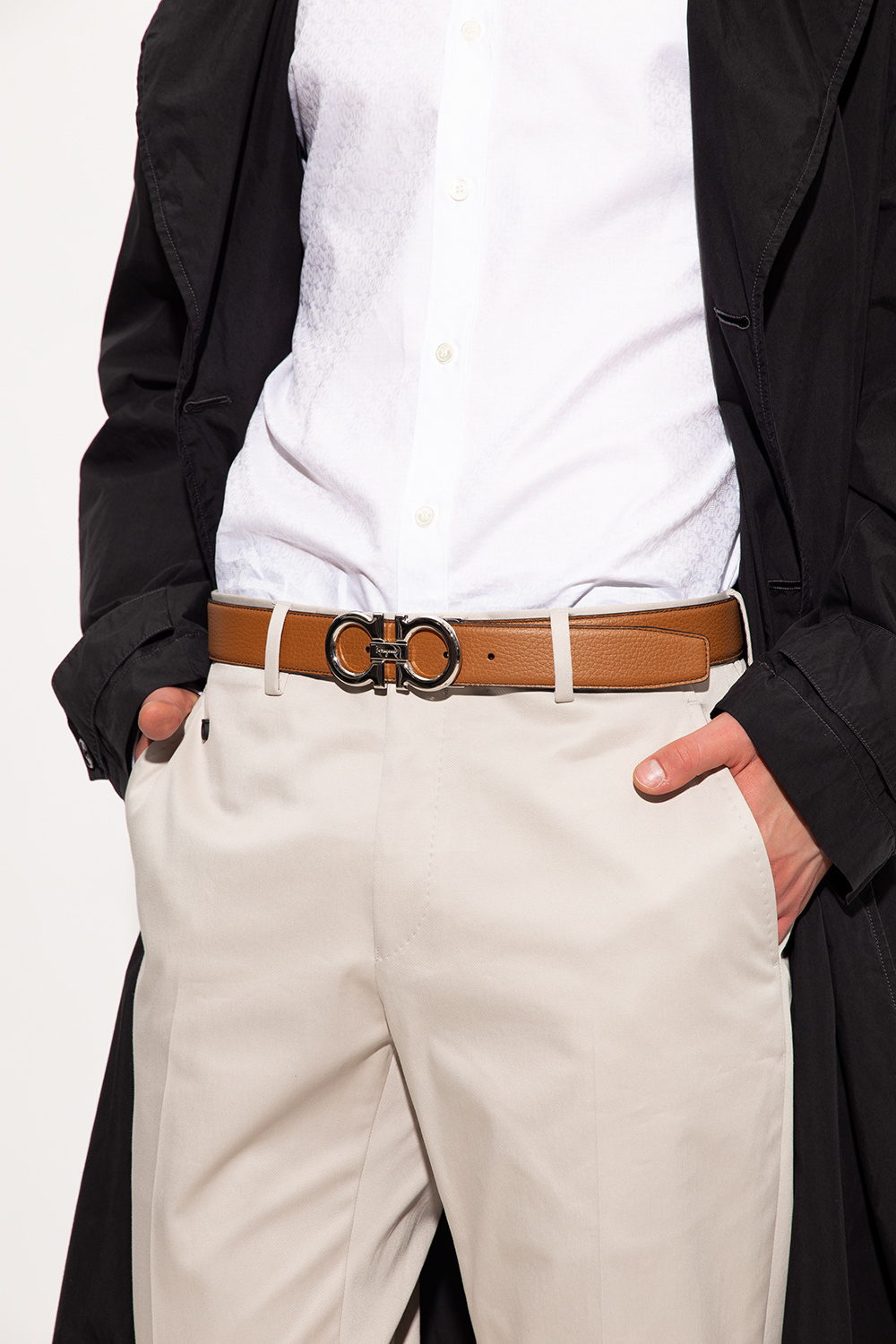 Ferragamo reversible clearance belt mens